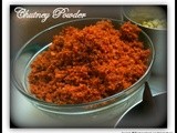 Chutney Pudi - Bangalore style