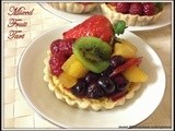 Eggless Mixed Fruit Tart