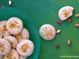 Eggless Quinoa Lemon and Pistachio cookies