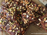 Eggless Vegan Orange Chocolate Nut Brownies