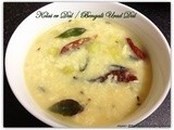 Kolai er dal - Bengali Urad Dal with Aloo posto