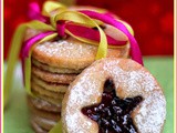 Linzer Cookies – Eggless