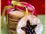 Linzer Cookies - Eggless