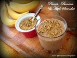 Prune, Banana & Apple Healthy smoothie