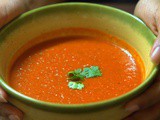 Roasted Tri-coloured Bell Pepper Soup