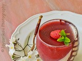 Strawberry-Vanilla Chia seed Panna Cotta (Gelatin free/ Vegetarian)