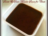 Sweet and Sour Chat Masala Sauce