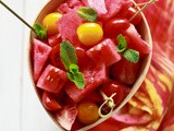 Watermelon and Tomato salad