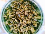 Raw banana peel stir fry recipe