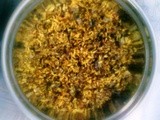 Vaazha koombhu / vaazha poov thoran recipe