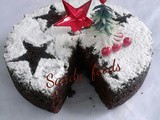 ස්නෝවයිට් ඩාක් චොක්ලට් කේක් - Dark Chocolate Cake for Christmas