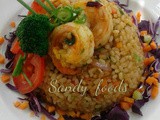 චිලි ප්‍රෝන්ස් ෆ්‍රයිඩ් රයිස් - Prawns fried rice