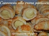 Cannoncini alla crema pasticcera