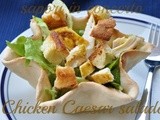 Chicken Caesar salad