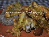 Coniglio con polenta taragna