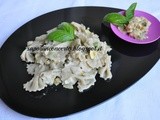 Farfalle alla crema di carciofi e tartufo bianco