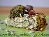 Frittata con broccoletti e semi di girasole