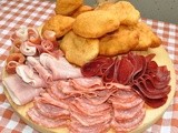 Gnocco fritto con salumi