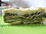 Lasagne ai broccoletti e spinaci