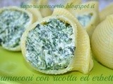 Lumaconi con ricotta ed erbette