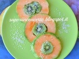 Melon-kiwi discs