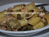 Occhi di lupo con catalogna e salmone