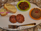 Patè di lenticchie Umbre e pepe rosa con cotechino... e i miei  non auguri 