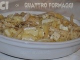 Pici ai quattro formaggi