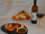 Pollo  alla mantovana  con salamella mantovana, amaretti, zucca e mostarda