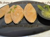 Ravioli alla farina di castagne con ripieno di ricotta e frutta secca