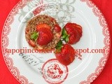 Risotto al cioccolato con le fragole