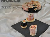 Rolls con Filadelfia e verdure