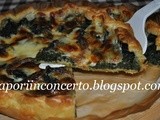 Torta sfoglia di spinaci e mozzarella