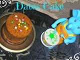 Dates Cake – Eggless , Butterless , Steamed