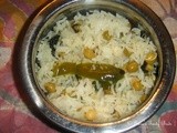 Peas Pulao / Pattani Sadham / Mattar Pulao