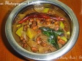 Surraikai Thataipayarru kulambu / Bottlegourd Cow peas curry