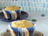 Eggless Butterless Honey Muffins