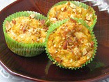 Eggless Carrot & Herb Muffins