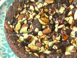 Eggless Extra Nutty Chocolate Brownies