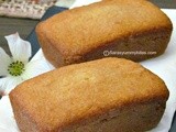 Eggless Vanilla Pound cake