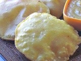Goan Rice Flour Poori / Rice Flour Puffed Breads