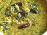 Keerai Kootu / Spinach and Dal curry