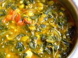 Keerai kootu/ Spinach dhal curry