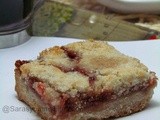 Linzer torte bars