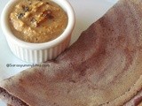 Ragi Dosa / Kezhvaragu Dosa / கேழ்வரகு தோசை