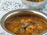 Shrimp Drumstick Gravy / Eral Murungakkai Kuzhambu / Royyalu Mulakkada Pulusu