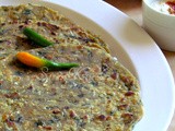 Spinach Cabbage paratha