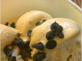 Homemade coffee ice cream - eggless