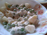Peas and potato salad