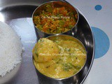 உருண்டை மோர் குழம்பு & கேரட் பீன்ஸ் பொரியல்/ 30 Days Veg Lunch Menu # 23